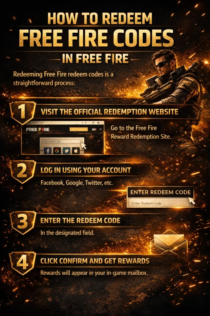 How to Redeem Free Fire Codes