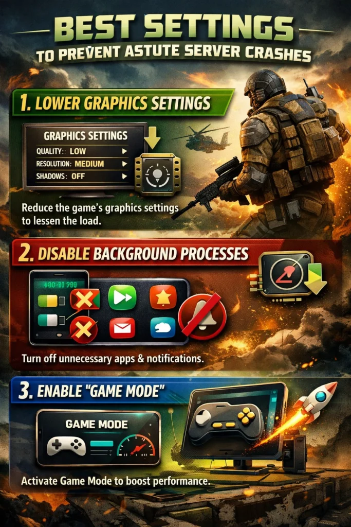 Best Settings to Prevent Astute Server Crashes