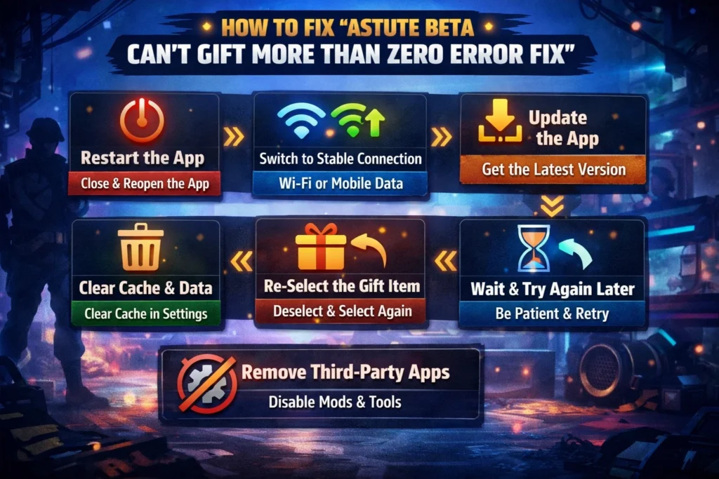 How to Fix “Astute Beta Can’t Gift More Than Zero Error Fix"