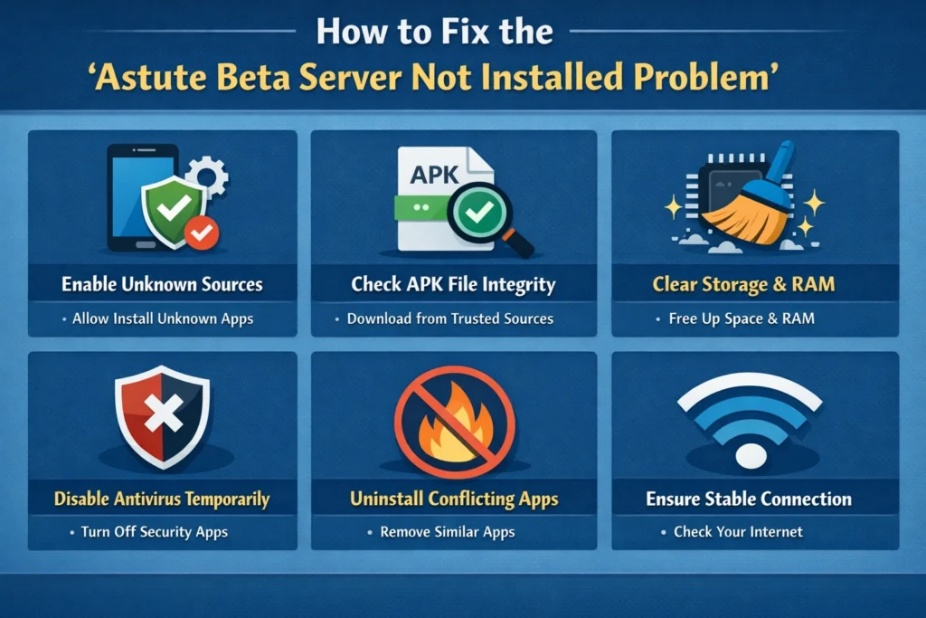How to Fix the "Astute Beta Server Not Installed Problem"