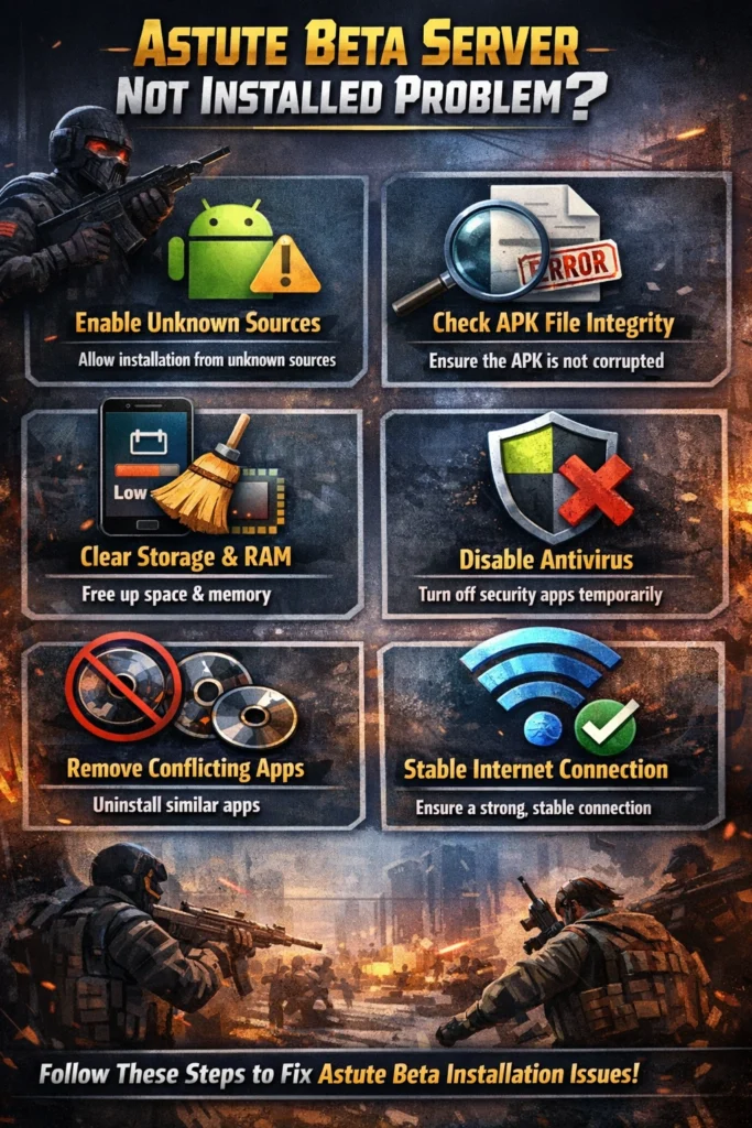 Why is the Astute Beta App Not Installing?