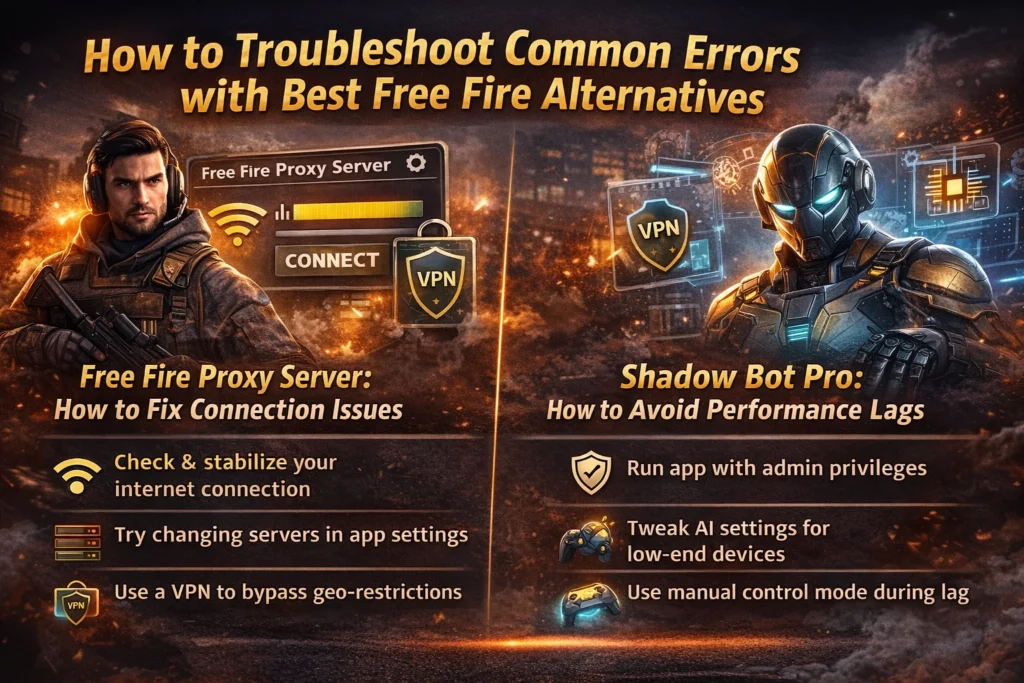 How to Troubleshoot Common Errors with Best Free Fire Alternatives