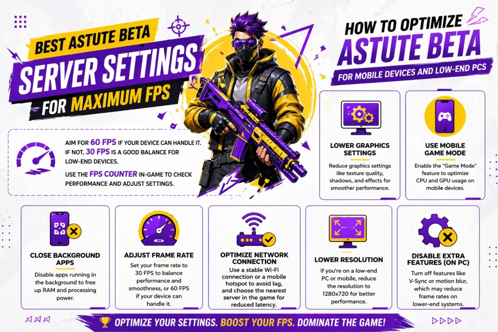 Best Astute Beta Server Settings for Maximum FPS